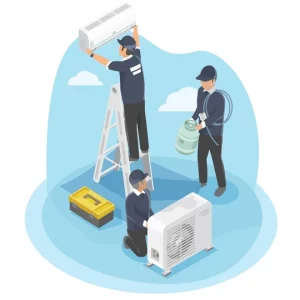 Instalación de aire acondicionado igual o menor de 3000/FRIG