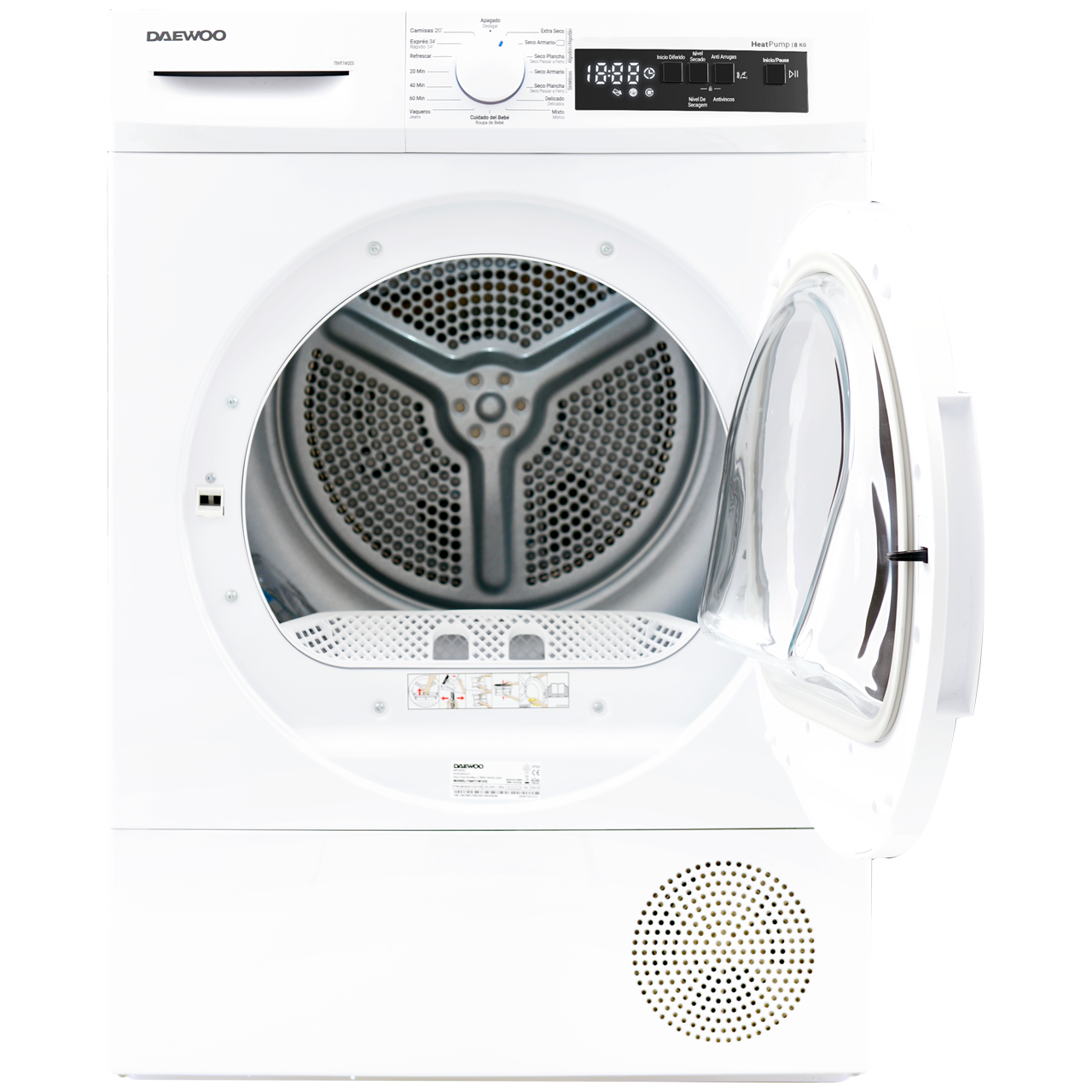 SECADORA DAEWOO T8HT1WEES 8/KG - Imagen 3