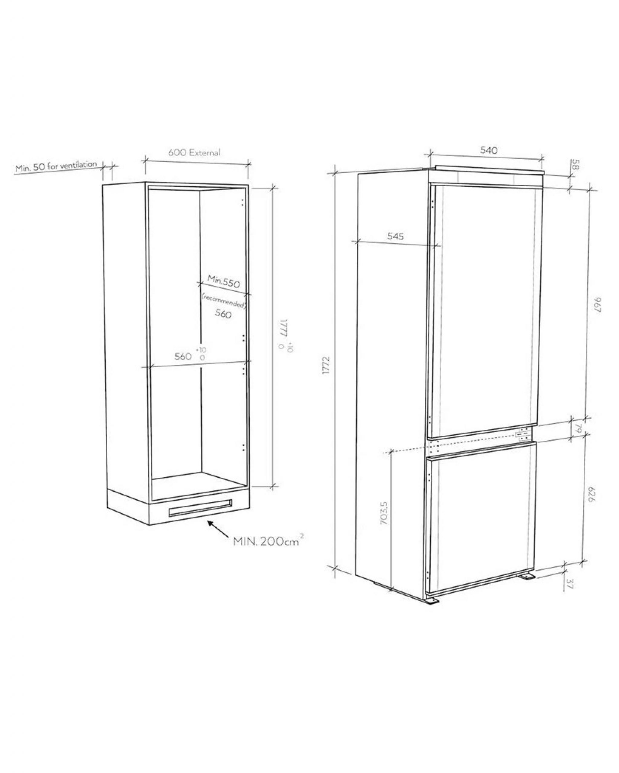 CONGELADOR VERTICAL CANDY CUH3F618EXH - Imagen 3