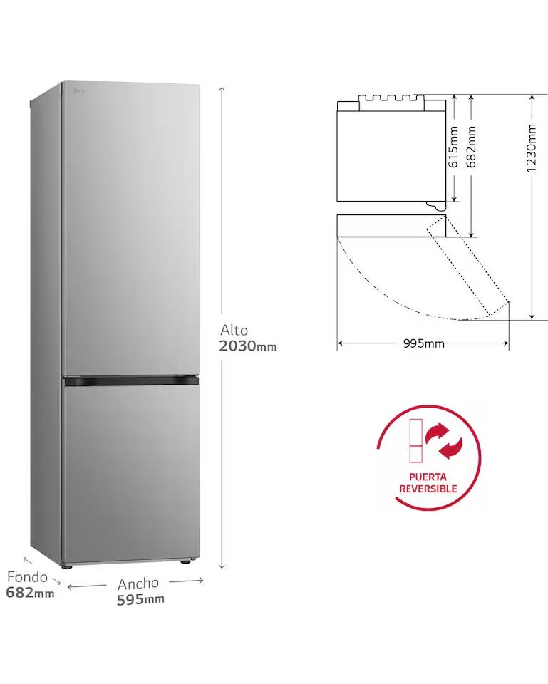 COMBI L.G. GBV22L0EPYS - Imagen 5