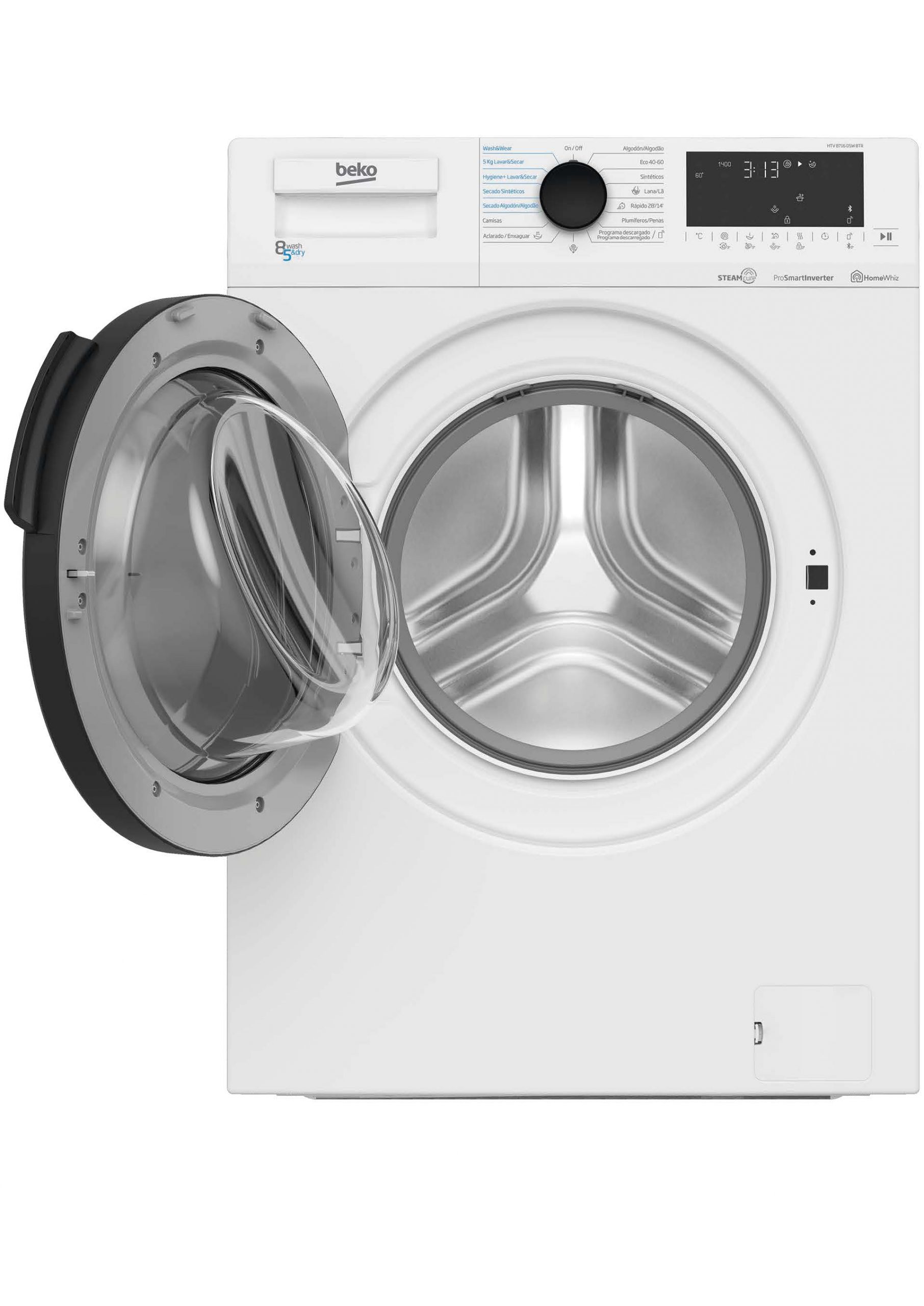 LAVADORA SECADORA BEKO HTV8716DSW BTR - Imagen 3