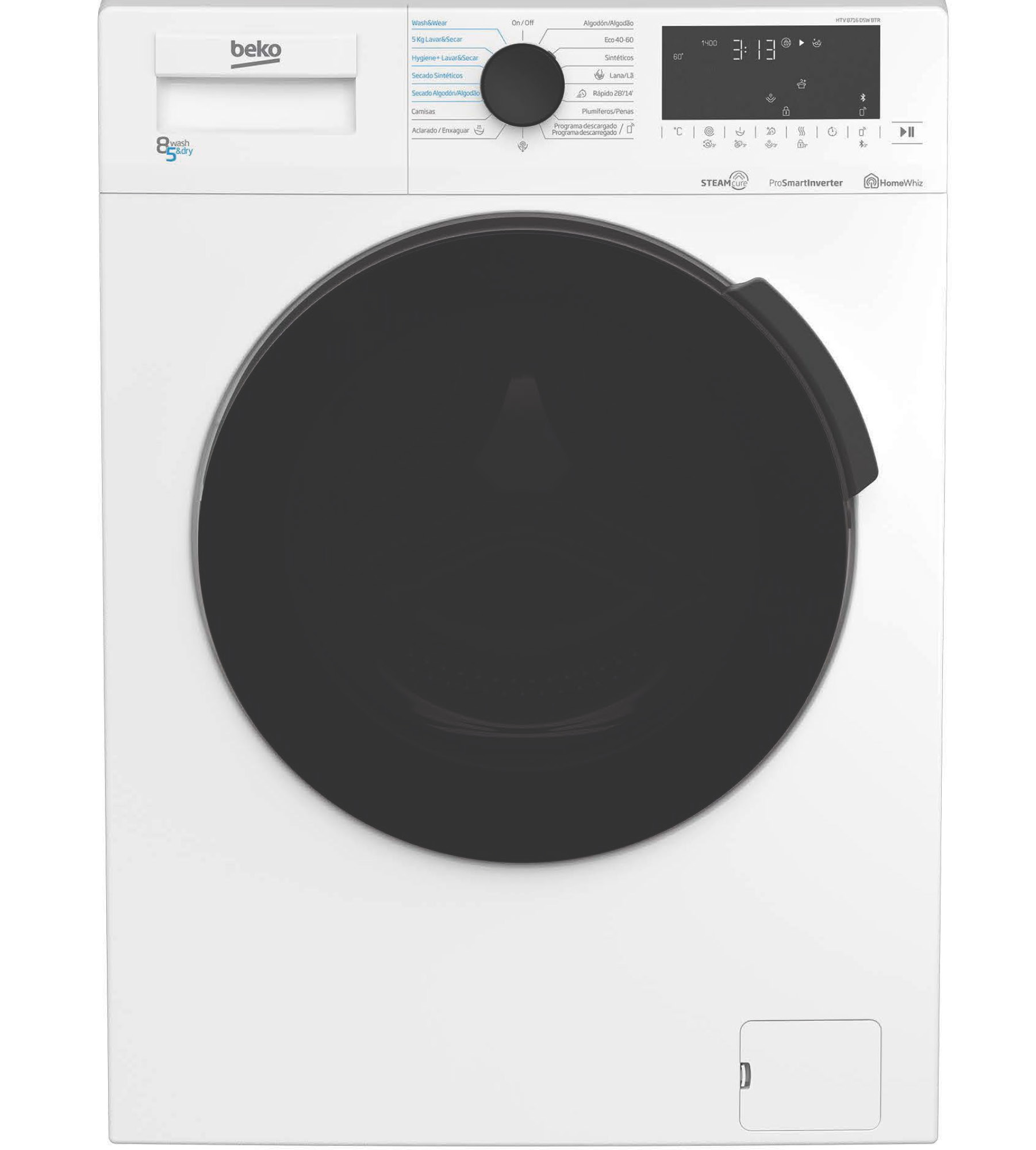 LAVADORA SECADORA BEKO HTV8716DSW BTR