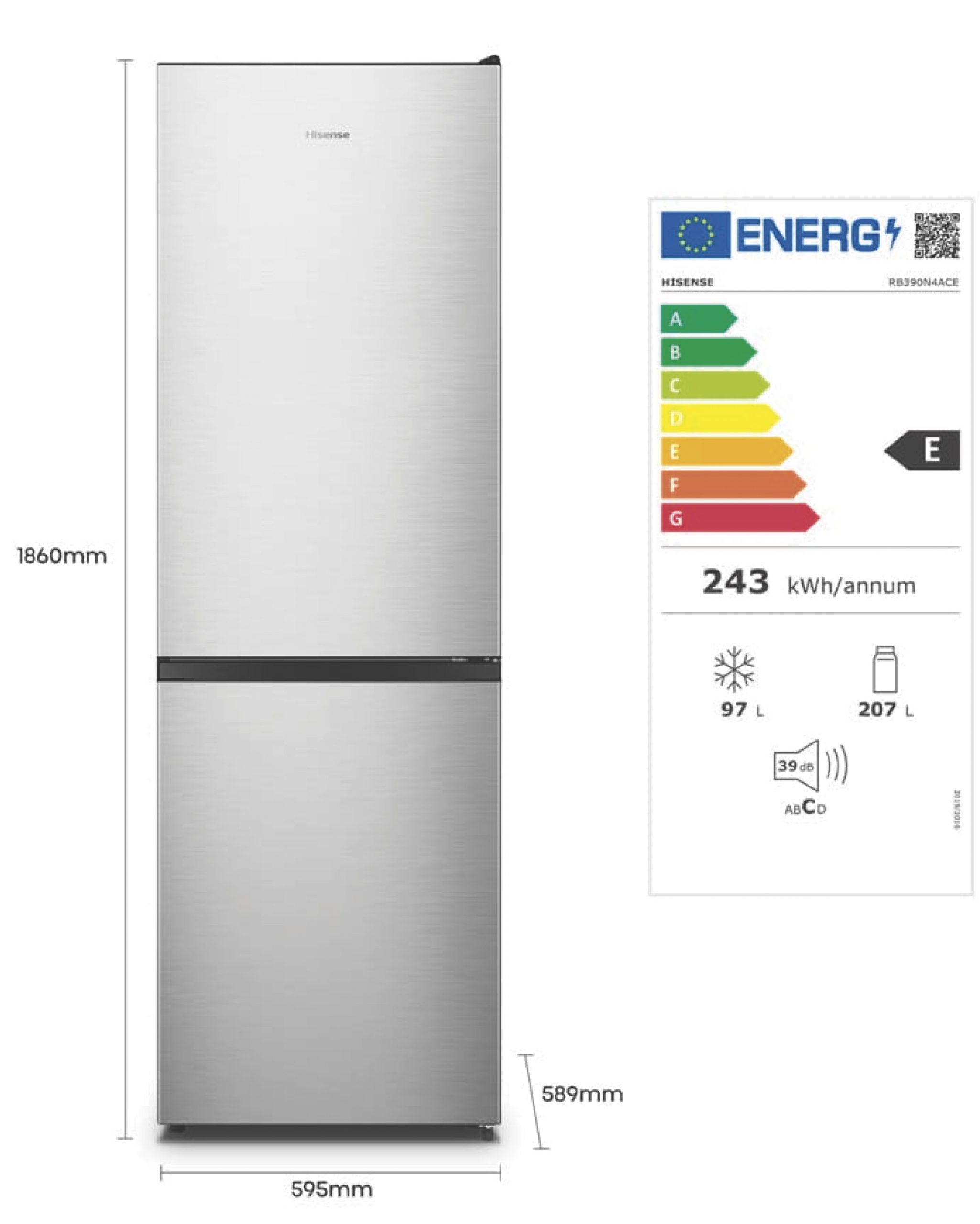 COMBI HISENSE RB390N4ACE - Imagen 4