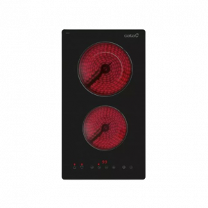 Vitroceramica digital cata td3002bk 2/fuegos 3,2kw