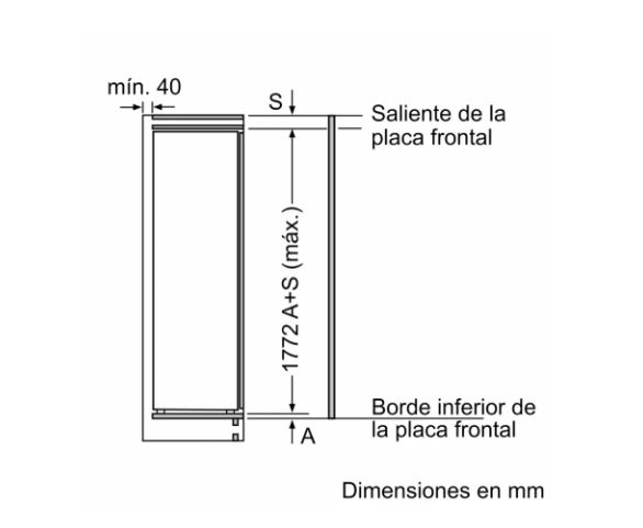 FRIGORÍFICO INTEGRABLE BALAY 3FIE734S 310 L, Clase E - Imagen 5