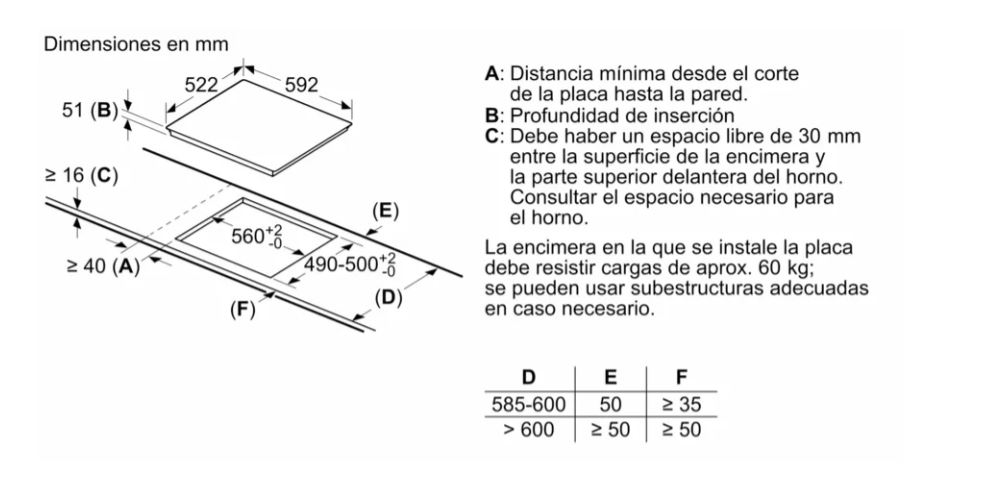 PLACA INDUCCIÓN BALAY 3EB864FR 60 cm, 3 zonas - Imagen 5