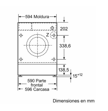 LAVADORA BALAY 3TI983B 8 kg de carga, 1200 rpm - Imagen 2