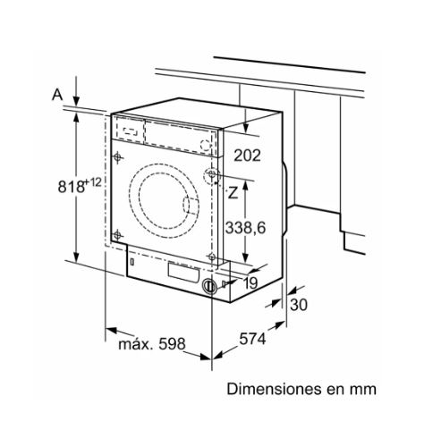 LAVADORA BALAY 3TI983B 8 kg de carga, 1200 rpm - Imagen 3