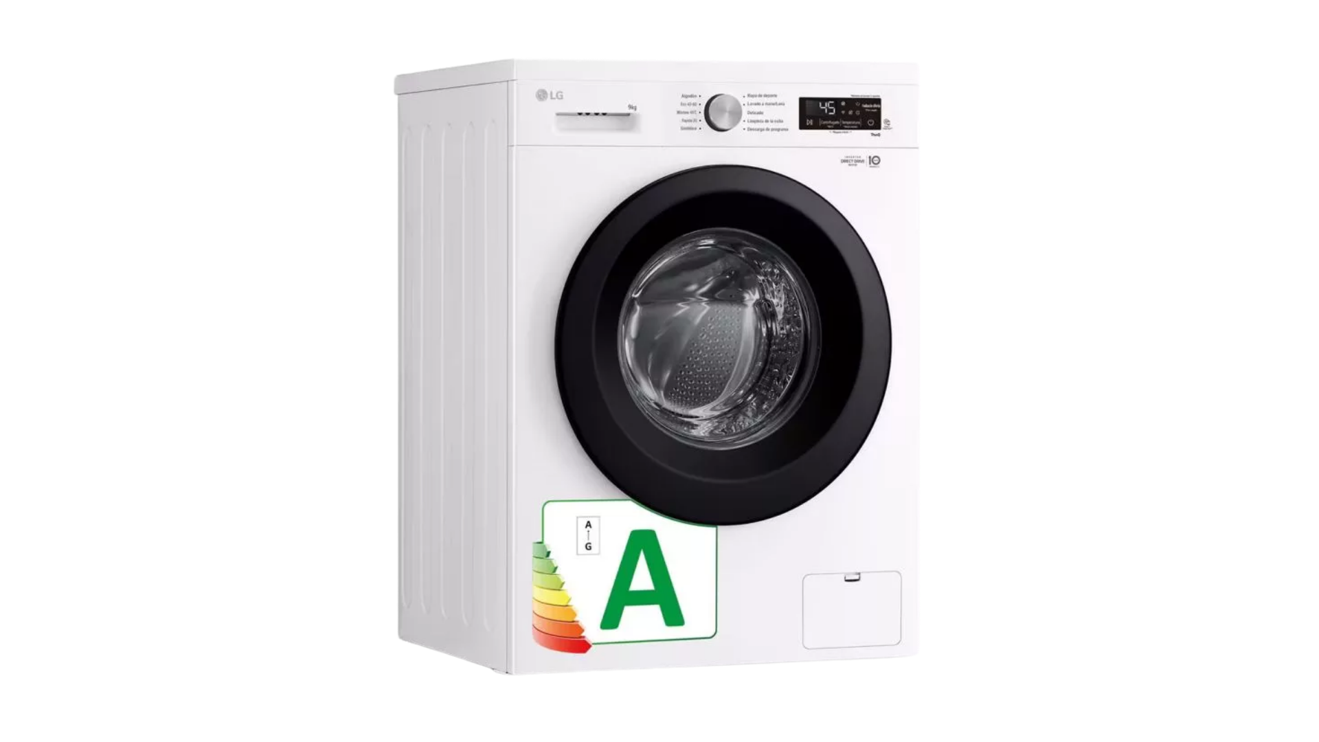 LAVADORA L.G. F4X1009NWK 9/KG 1400/RPM