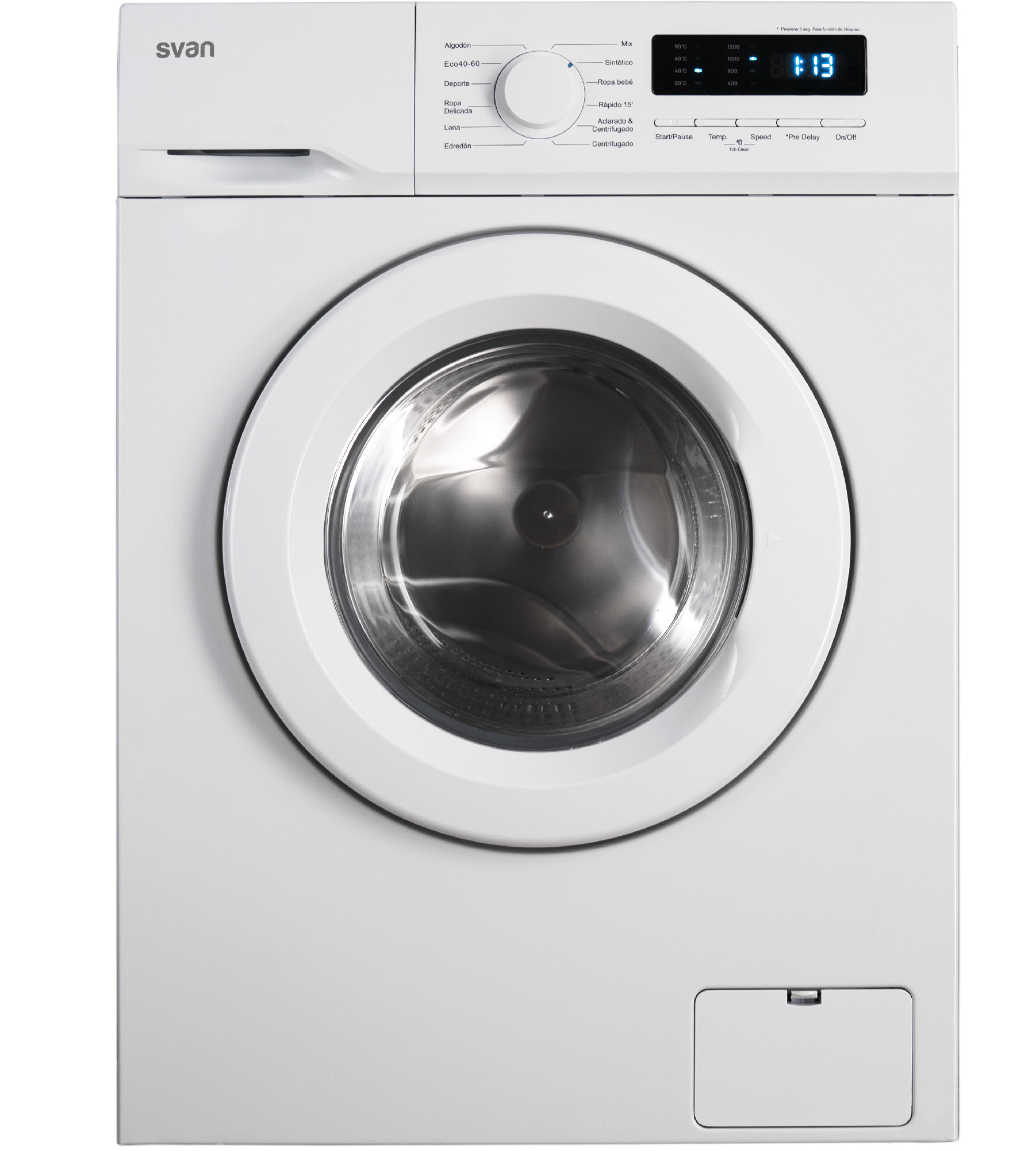 LAVADORA SVAN SL7201DD 7/KG 1200/RPM