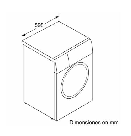 LAVADORA BALAY 3TS282X 8 kg, 1200 rpm - Imagen 4