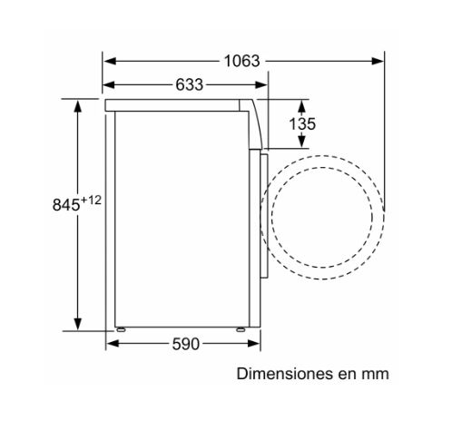 LAVADORA BALAY 3TS282X 8 kg, 1200 rpm - Imagen 5