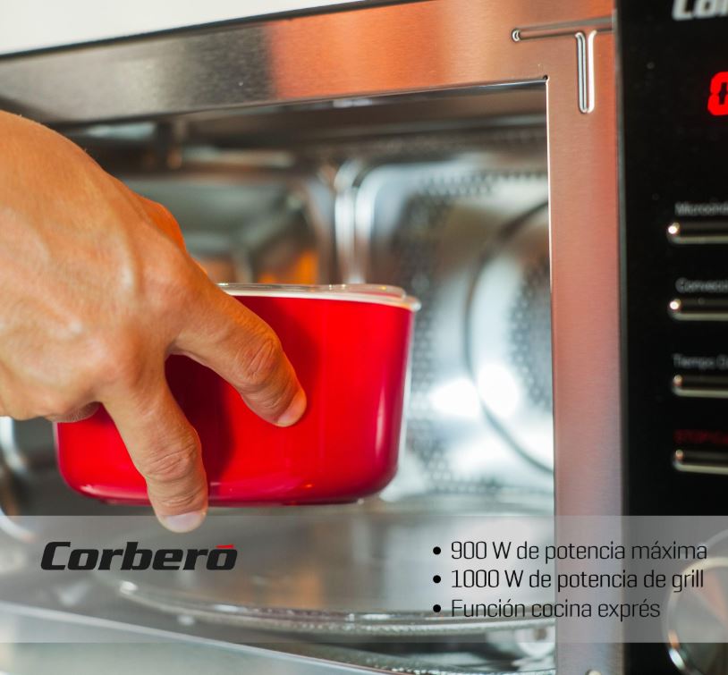 MICROONDAS CORBERÓ CMICM9023DCB - 23 L - Imagen 3