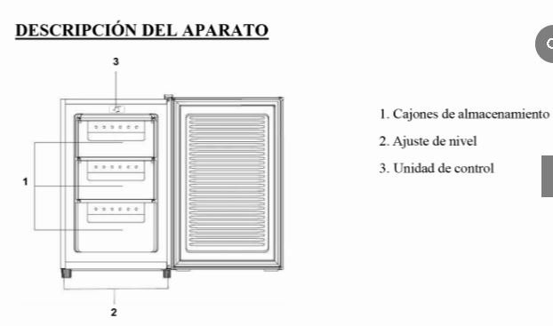 CONGELADOR VERTICAL CORBERÓ CCVH824W 60L - Imagen 5