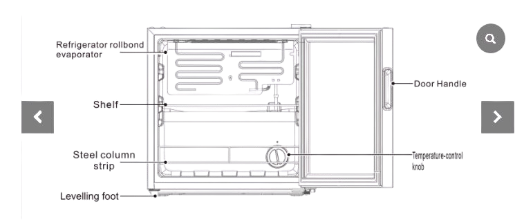 MINI BAR CORBERÓ CFMMB430BLGL - Imagen 3