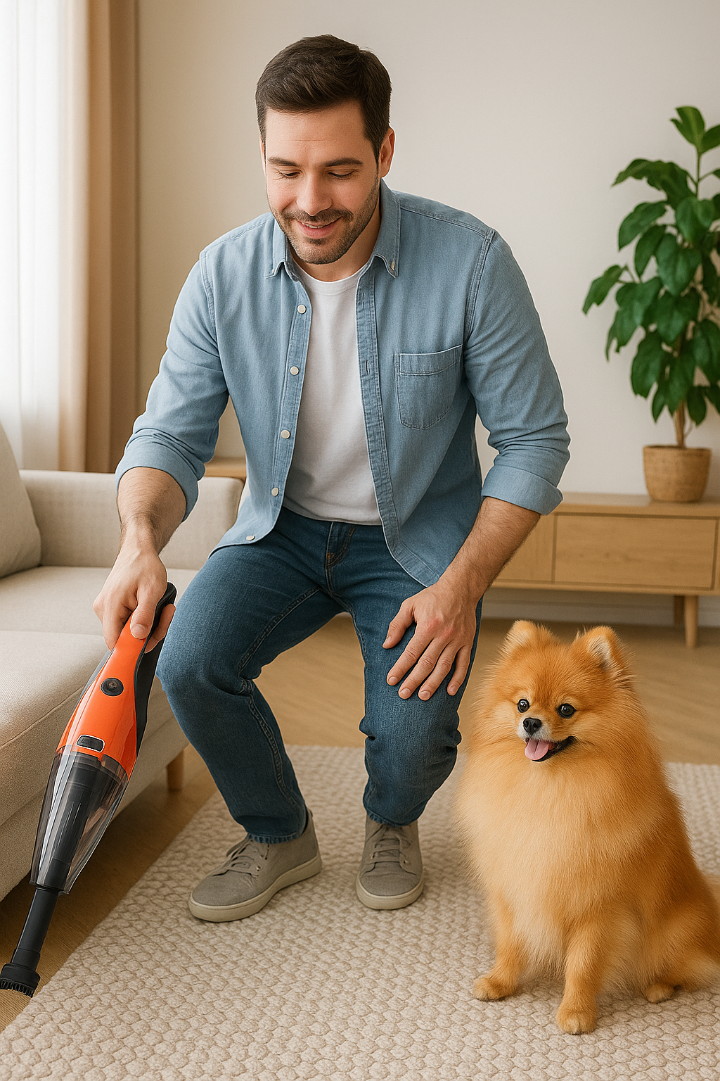 ASPIRADORA VERTICAL BAFFEN B-SUPERVAC 6001 2 EN 1 - Imagen 7