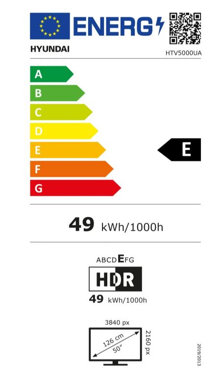 Televisor Hyundai HTV5000UA 50" 4K UHD Android TV - Imagen 5