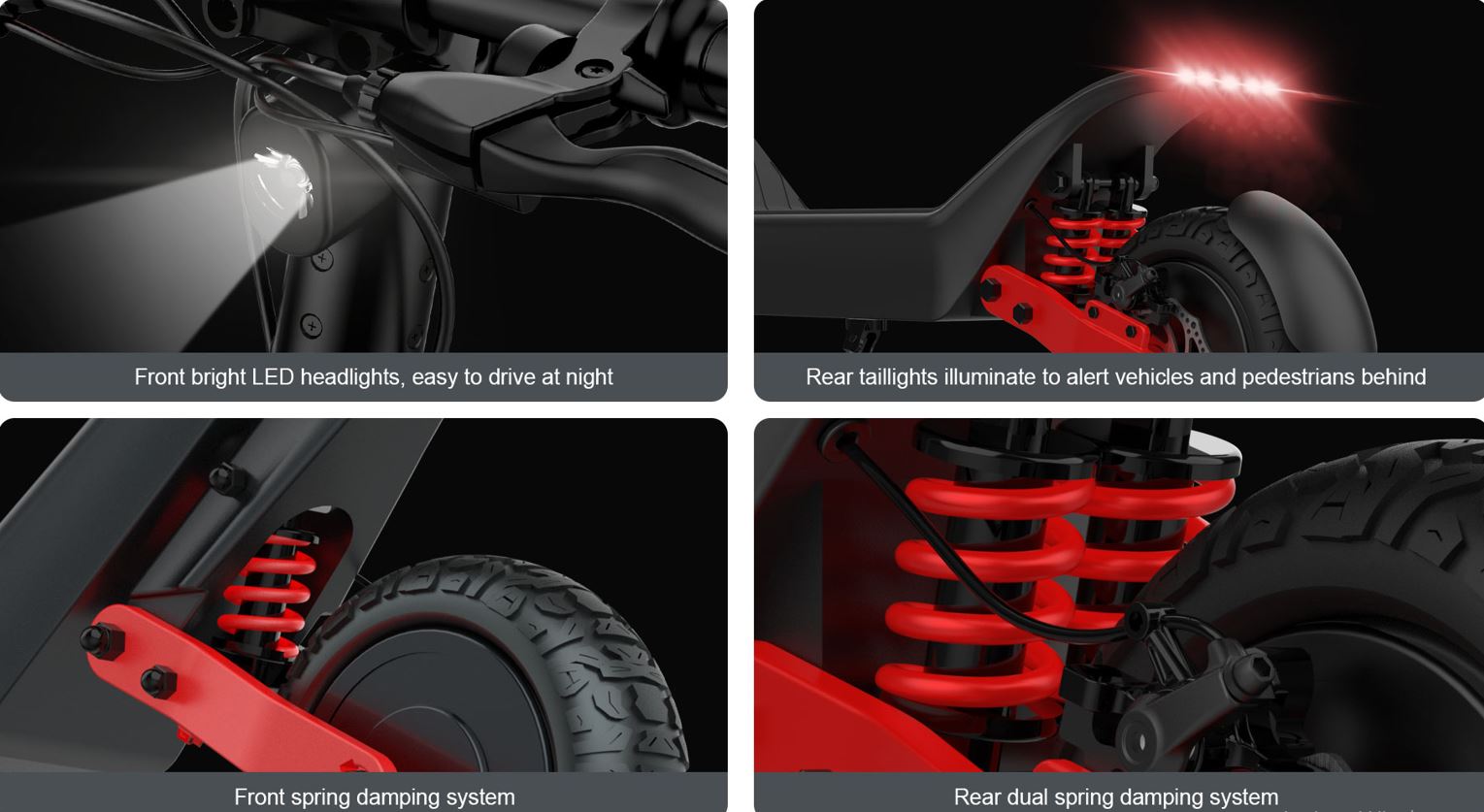 PATINETE ELÉCTRICO X10 Dual Motor 2×1200 W - Imagen 5