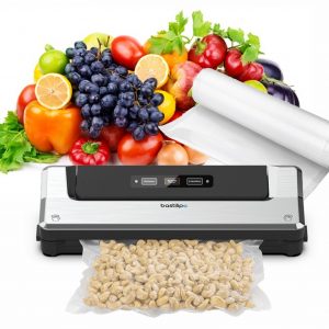 BASTILIPO, EV50-N, envasadora de vacío, 50 KPa, 140W, color negro/plata