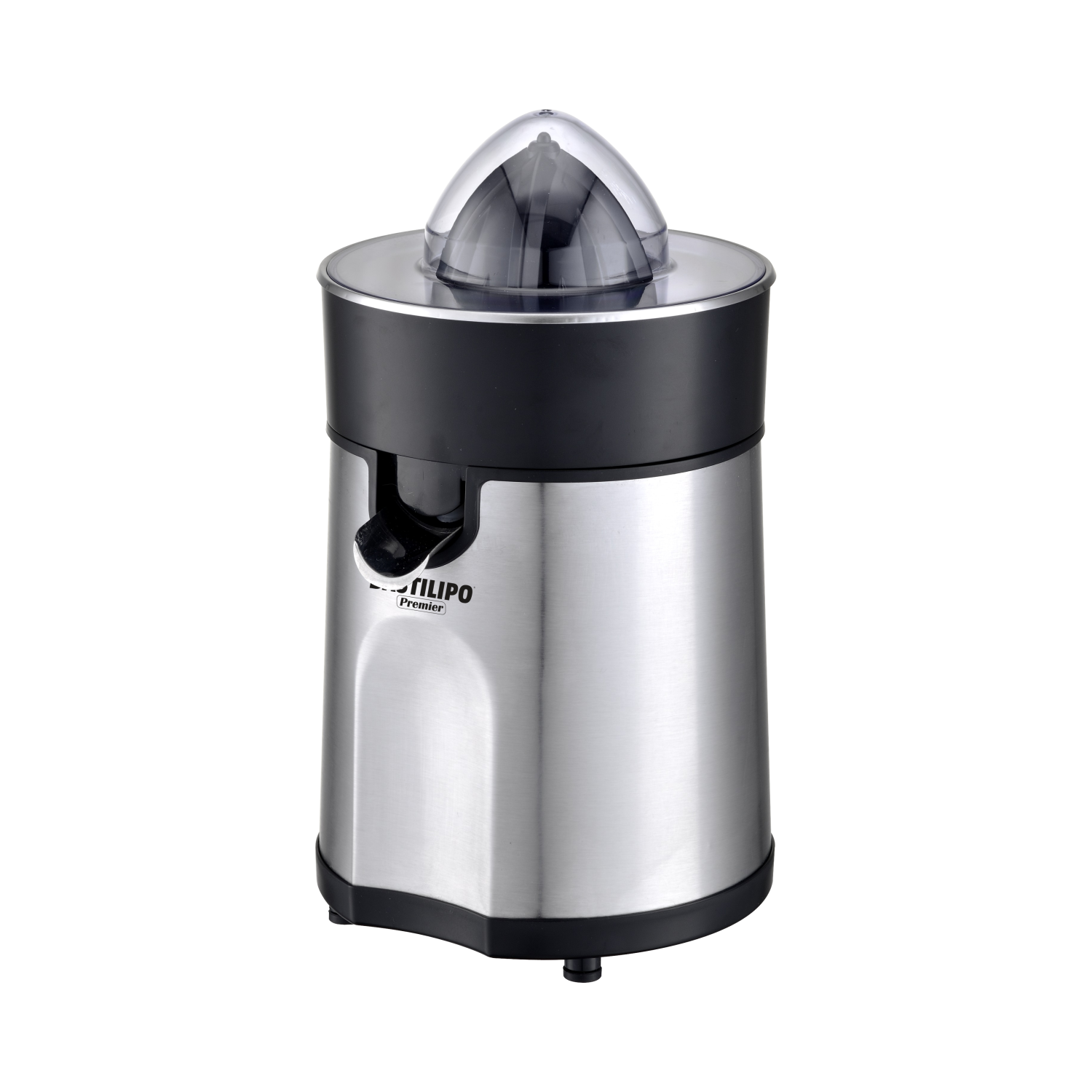 BASTILIPO, EX-85inox, exprimidor acero inoxidable, 85W, doble cono, con base antideslizante y tapa