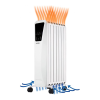 Radiador de Fluido termico efecto chimenea BASTILIPO FENIX2-2000 - Imagen 2