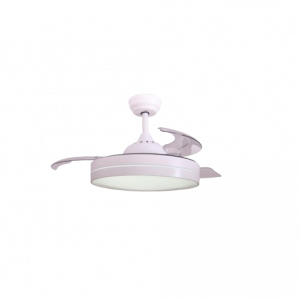 BASTILIPO, ESTORIL BLANCO, 106cm, calidad premium, motor DC, Luz LED 3 tonos 36W