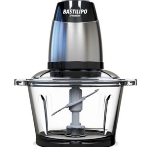 BASTILIPO, PE-350, picadora 350W, 1.2 Litros, acero inox, 2 velocidades, vaso de vidrio, doble cuchilla