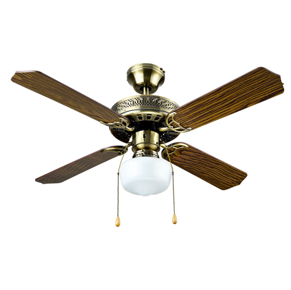 BASTILIPO, CÁDIZ, ventilador de techo de 105 cm, color bronce envejecido, con cadena