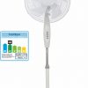Ventilador de pie color blanco, 50 W, 3 Velocidades, pie redondo, silencioso, modelo Tenerife - Imagen 6