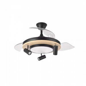 Ventilador de Techo Gladiator Negro/madera 3asp
