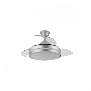 Ventilador de techo Esparta Peque plata 3 aspas retractiles Abrila