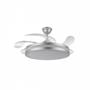 Ventilador Dc Esparta Maxi 80w Plata 132d 5asp