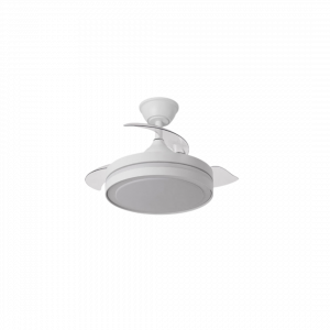 Ventilador de Techo Abrila Esparta Peque blanco 3 aspas retractiles