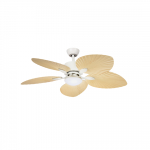 Ventilador Dc Torcal 24w Blanco/haya 6vel 130d ABRILA