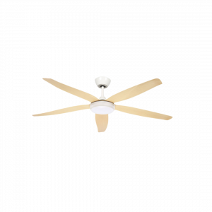 Ventilador Dc Altea 24w Blanco/haya 6vel.142d