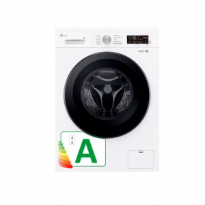 LAVADORA L.G. F4A10S8NWK 8/KG 1400/RPM, FONDO ESPECIAL 47, SERIE 100, CLASIFICACIÓN ENERGETICA A