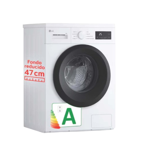 LAVADORA L.G. F4A10S8NWK 8/KG 1400/RPM, FONDO ESPECIAL 47, SERIE 100, CLASIFICACIÓN ENERGETICA A - Imagen 2