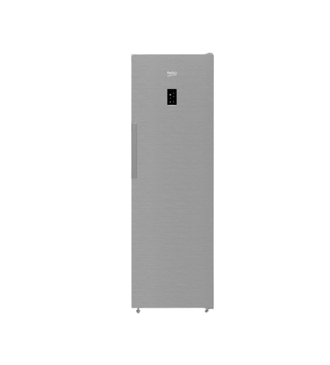 Congelador Vertical Beko B3RFNE314XB - 186x60 cm, No Frost, Motor Inverter, Acero Inoxidable y Clasificación Energética E