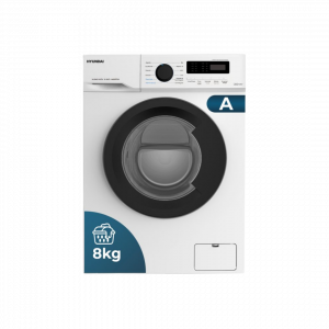 Lavadora Hyundai HL8400ADDVB Blanco Display 8kg 1400rpm Inverter Vapor