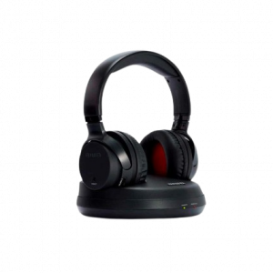 Auriculares Over-Ear Inalámbricos AIWA WHF-930D para TV - Conexión Digital Óptica, Radiofrecuencia 2.4GHz y Base de Carga