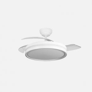 Ventilador retractil Dc Capitan 60w Blanco Abrila