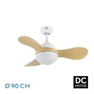 Ventilador de Techo Solido Blanco 3aspas Haya