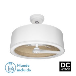 Ventilador de Techo Tatiana Blanco/mad.Clara 3 Aspas