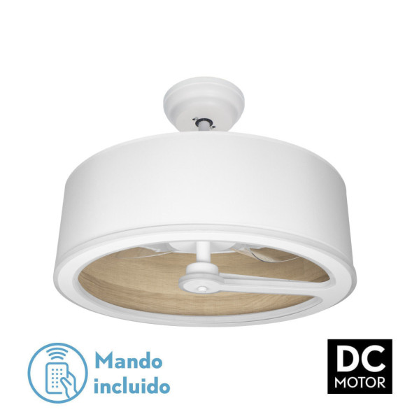 Ventilador de Techo Tatiana Blanco/mad.Clara 3 Aspas
