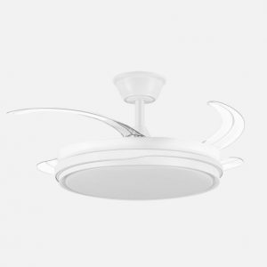 Ventilador Retractil Dc Tempano Blanco 59w