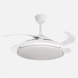 Ventilador retractil  Dc Papiro 59w Blanco Abrila