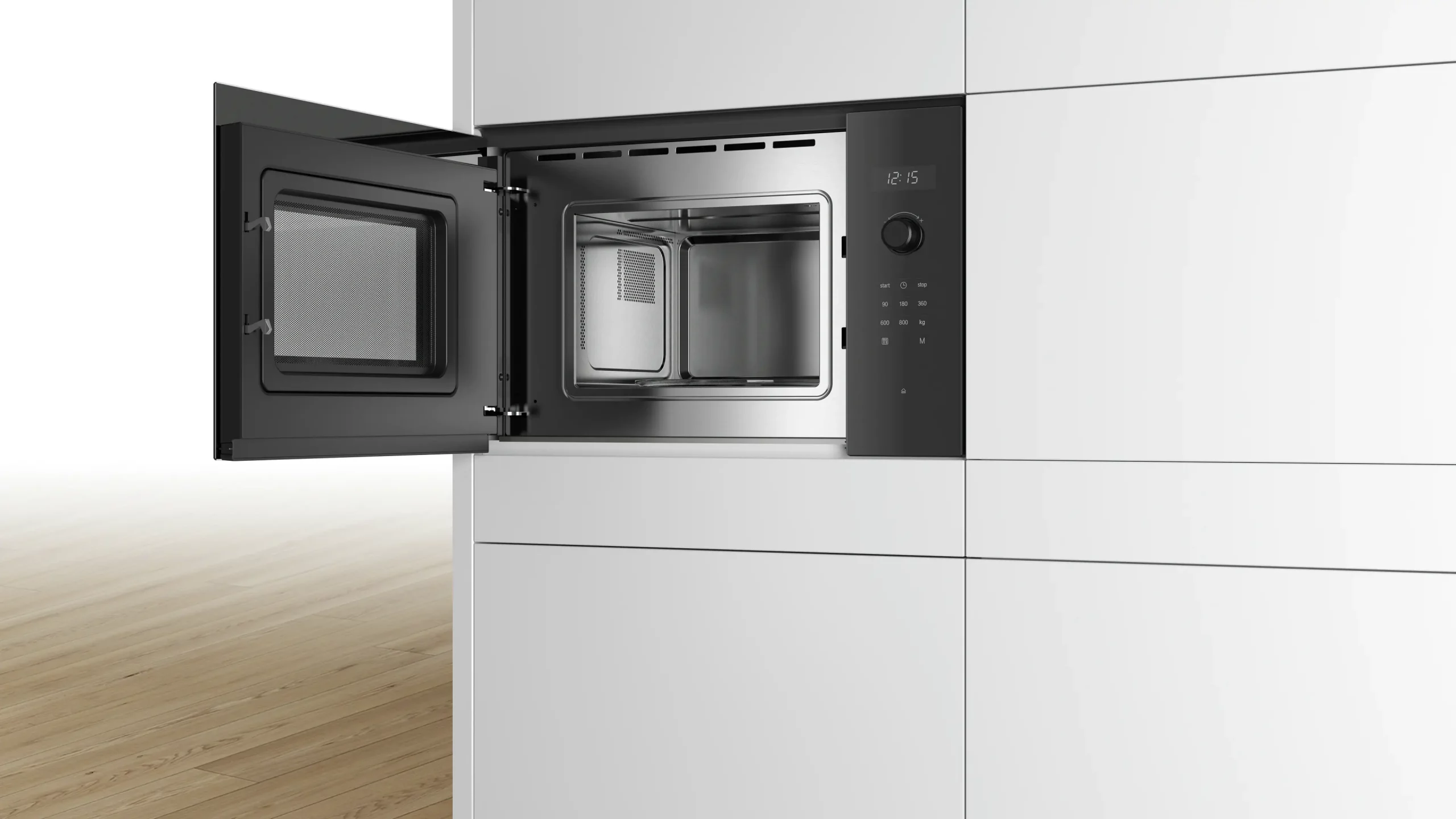 Microondas Integrable Bosch BFL524MB0 Sin Marco 20L 800W GRILL 7 PROGRAMAS PANTALLA DIGITAL LED - Imagen 3