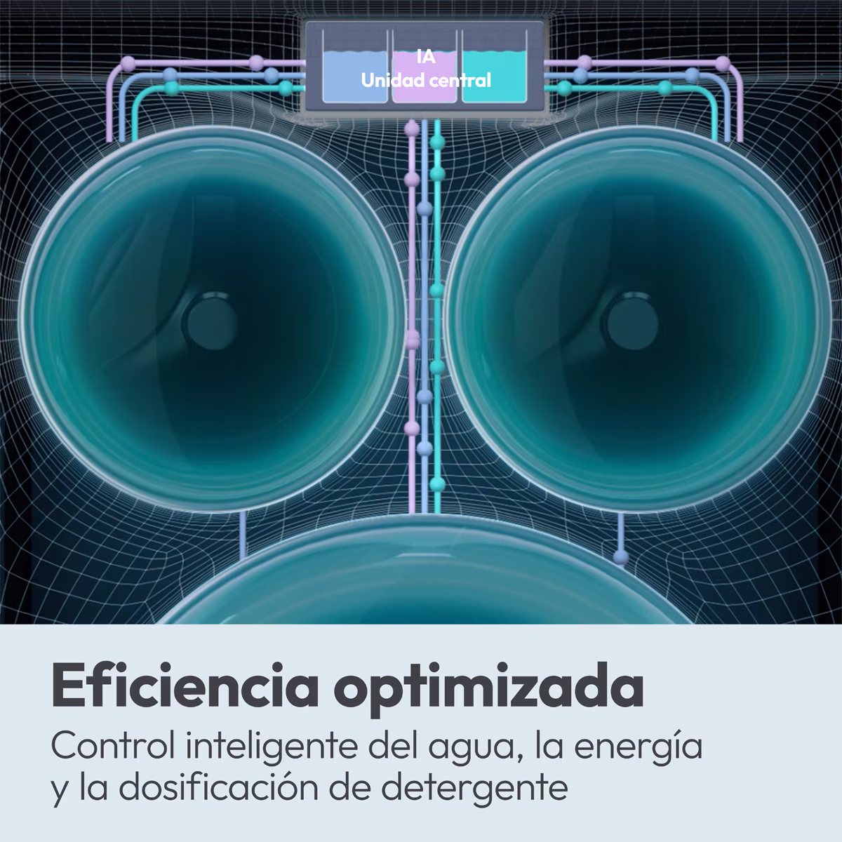 Lavadora Candy Multiwash MQD 410CBL9-37, 10+1+1 kg, 1400 rpm, 20 programas - Imagen 4