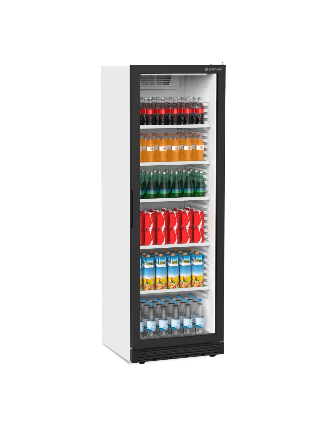 Expositor Refrigerado Vertical Johnson JRPRO457NB Clase B 416L 218,5 cm