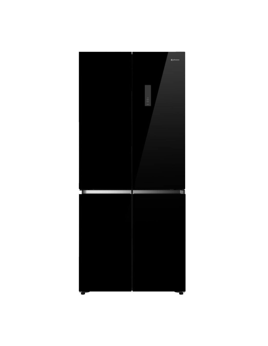 Frigorífico Cuatro Puertas Johnson JR4D1986ENGN Cristal Negro No Frost